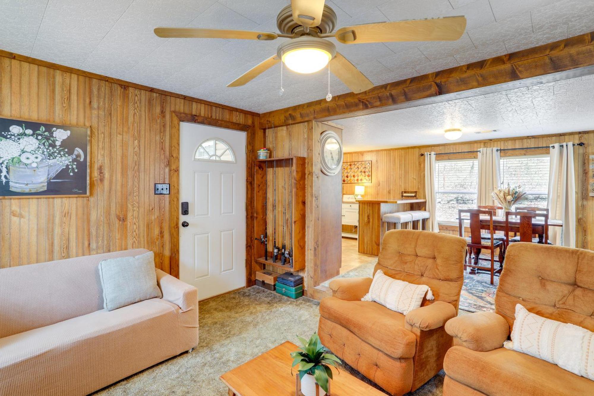 Heber Springs Cabin With Deck 3 Mi To Sugarloaf Mtn Exterior photo