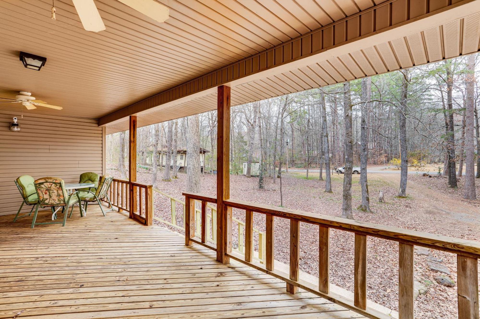 Heber Springs Cabin With Deck 3 Mi To Sugarloaf Mtn Exterior photo