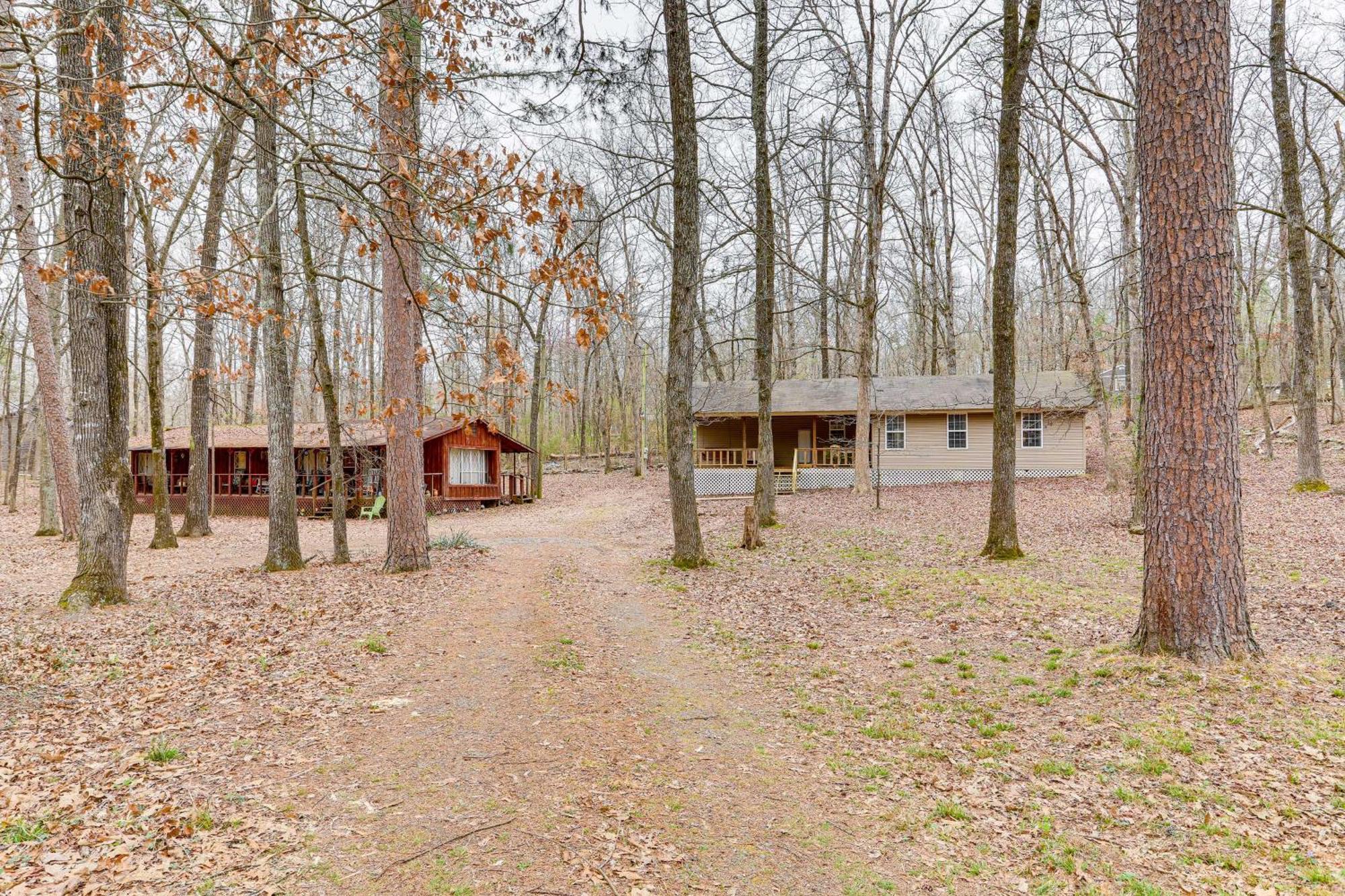 Heber Springs Cabin With Deck 3 Mi To Sugarloaf Mtn Exterior photo